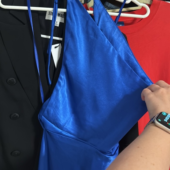 X Revolve Posey Maxi Dress in Royal Runaway The Label - Picture 8 of 16